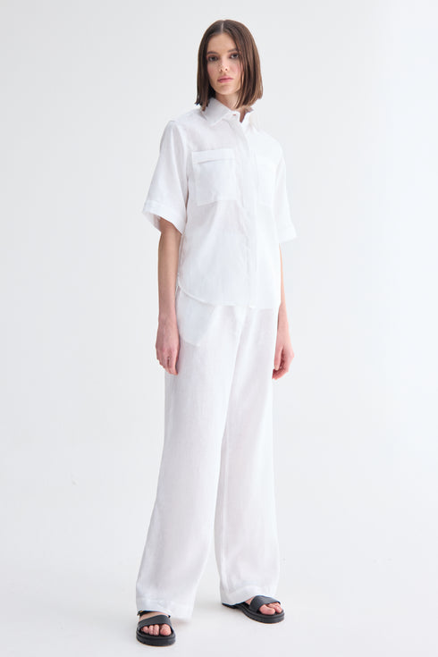 CAMISA MANGA CURTA BRANCO